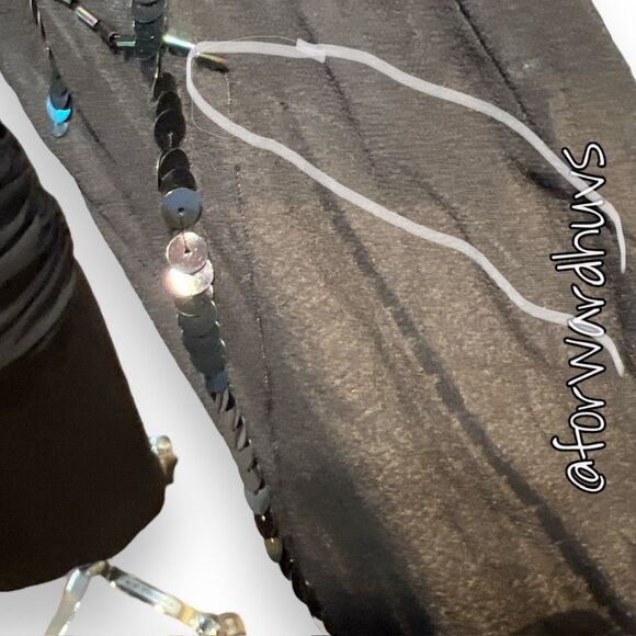 Vintage Casadei Black Dress | 1980s Glamour Revived | Size 6 - Picture 6 of 15